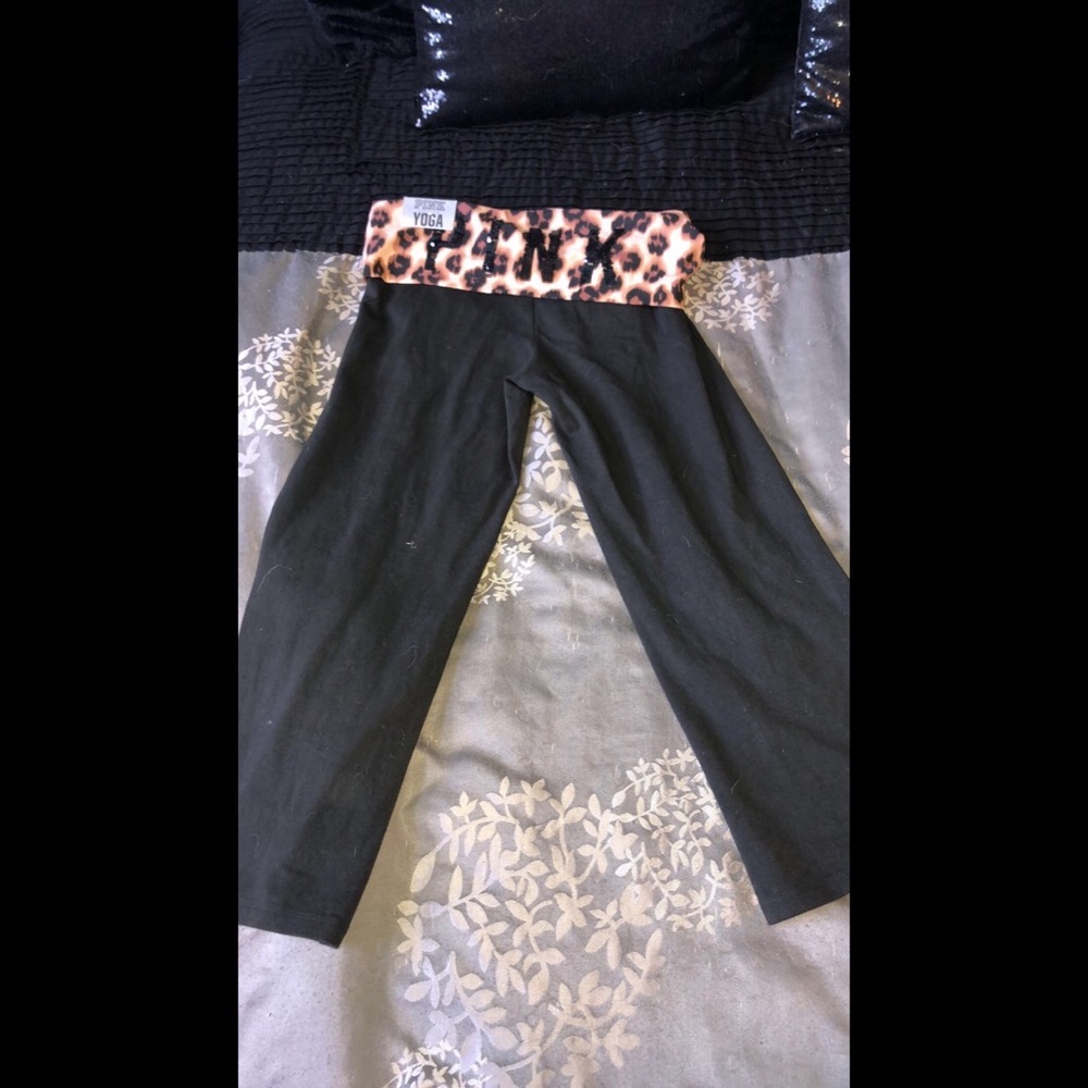 PINK yoga crop